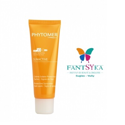 PHYTOMER Sunactive SPF 30 - Crème Solaire Protectrice Taches-Signes de l’Âge - ( 50 ml )