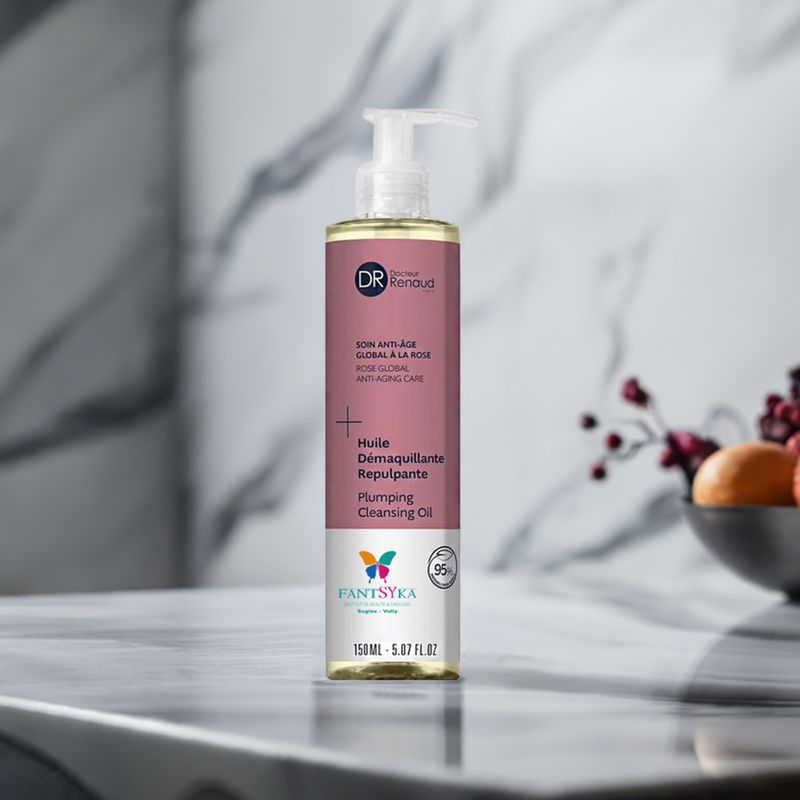 DR Docteur Renaud Huile Démaquillante Repulpante Rose ( 150ml )