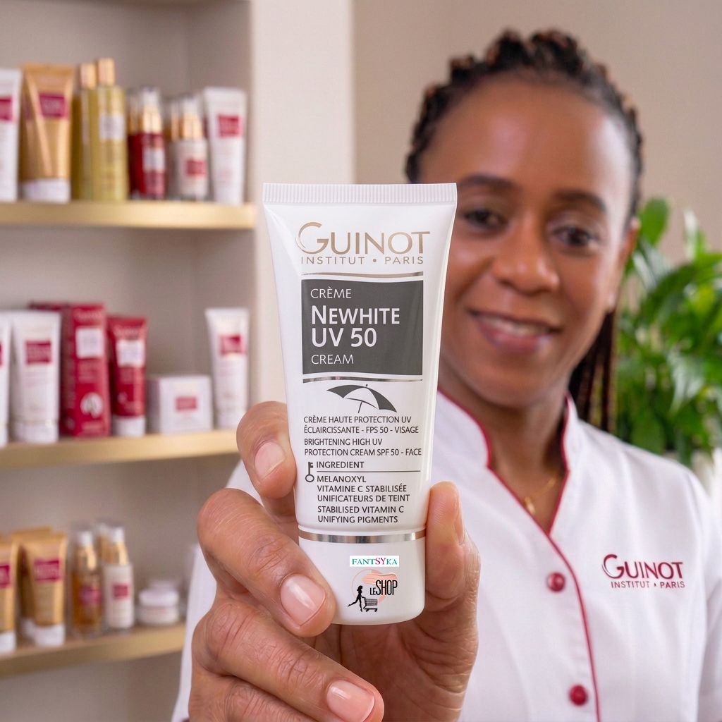 GUINOT Crème Newhite Brightening Haute Protection Visage UV50 Shield SPF50 ( 30ml ) GUINOT Crème Newhite Brightening Haute Protection Visage UV50 Shield SPF50 ( 30ml )