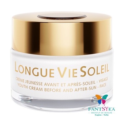 GUINOT Crème Longue Vie Soleil - Crème Jeunesse Avant et Après-Soleil - Visage ( 50ml )