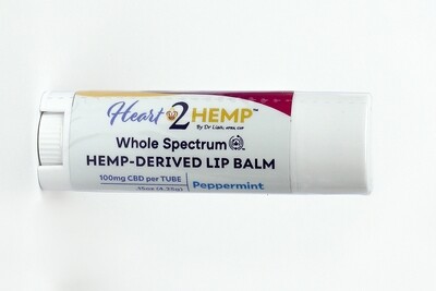 CBD Lip Balm Whole Spectrum - Peppermint - 100 MG