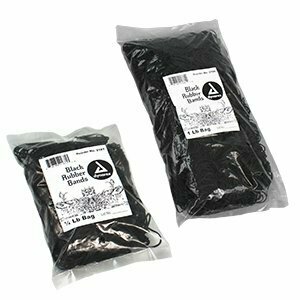 DYNAREX RUBBER BLACK #12 NATURAL RUBBER BAND CONTAINS LATEX 1/4 POUND PKG