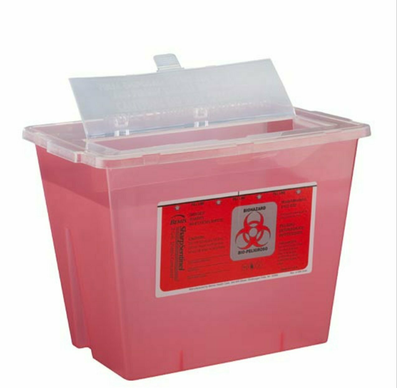 BEMIS SHARPS CONTAINER RED 2 GALLON CS 30