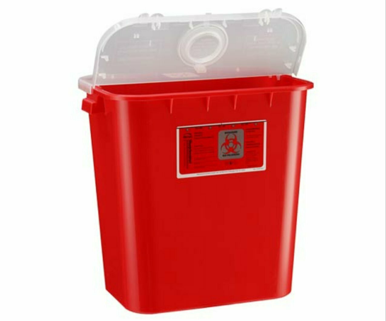 BEMIS SENTINEL SHARPS CONTAINER RED 8 GAL EA