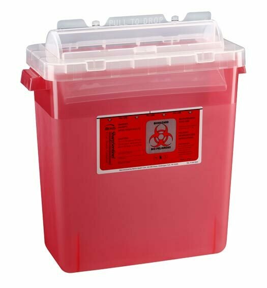 BEMIS SENTINEL 3 GAL SHARPS INSERT WITH COVER EA