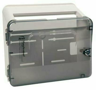 BEMIS SENTINEL 5 QT SHARPS CONTAINER WALL UNIT