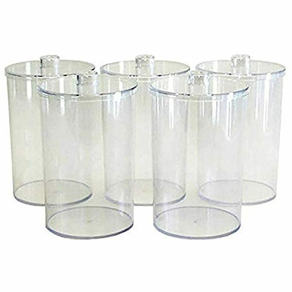 DUKAL PLASTIC SUNDRY JARS UNLABELED CLEAR 7 DUKAL PLASTIC SUNDRY JARS UNLABELED CLEAR 7" HIGH CS 5