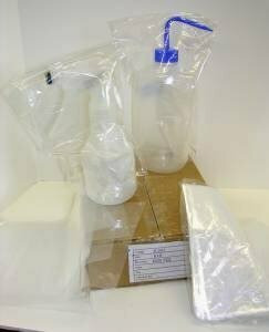 DISCOUNT PLASTICS 1 MIL PLASTIC BARRIER BAG FOR WASH BOTTLE 6" X 9" PK100