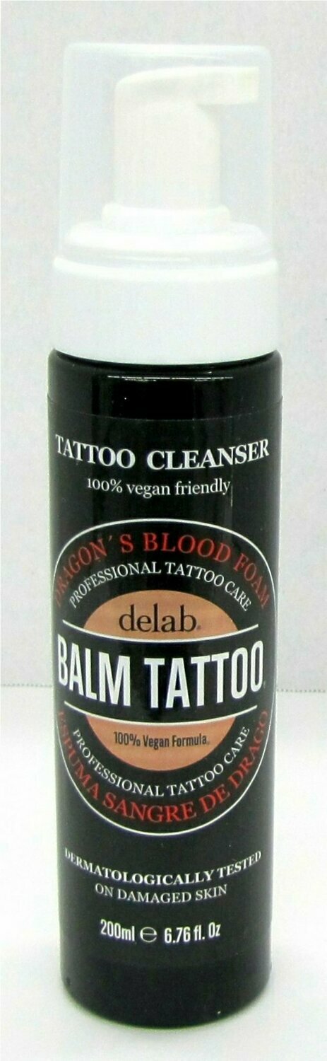 DRAGON'S BLOOD FOAM TATTOO CLEANSER 200ML