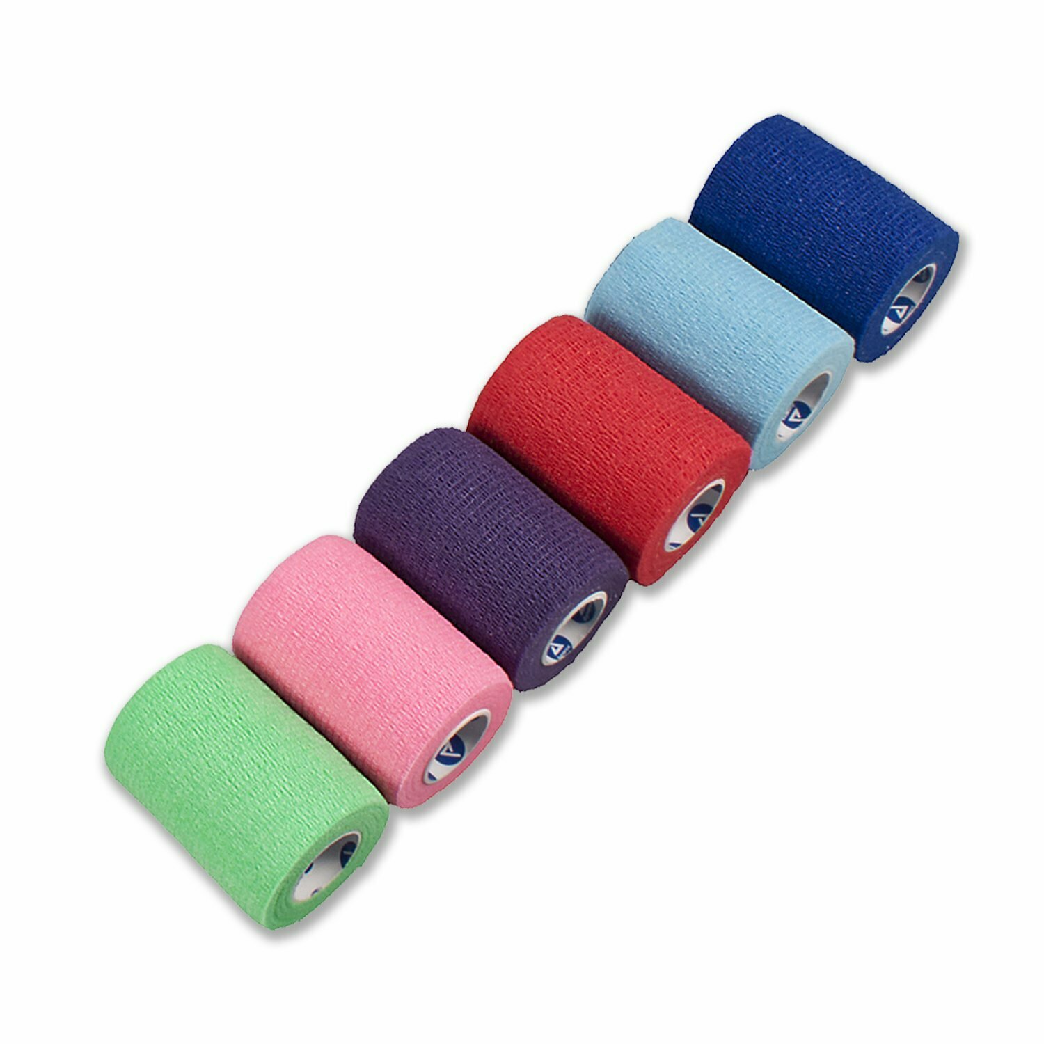 DYNAREX SENSIWRAP SELF ADHERENT ELASTIC WRAP LATEX FREE RAINBOW COLOR ASSORTMENT 3" ROLL