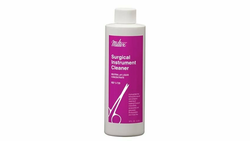MILTEX INSTRUMENT CLEANER CONCENTRATE 8 OZ MAKES 32 GALLONS
