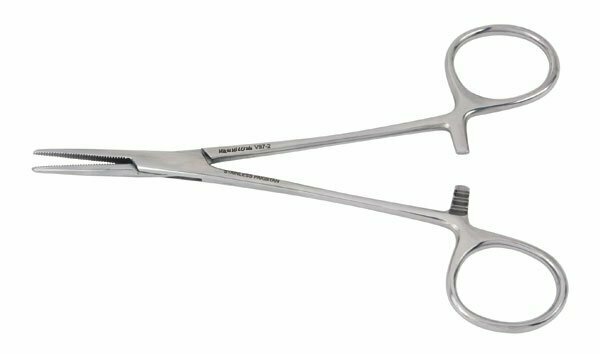 VANTAGE STAINLESS STEEL HEMOSTATIC FORCEP 5" STR