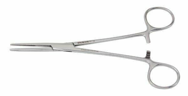 VANTAGE STAINLESS STEEL HEMOSTATIC FORCEP 6.25" STR