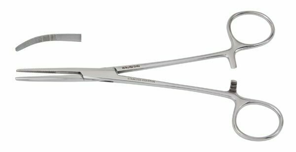 VANTAGE STAINLESS STEEL HEMOSTATIC FORCEP 6.25" CRVD