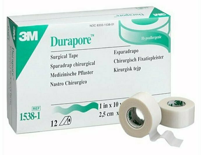 3M DURAPORE CLOTH TAPE AVAILABLE IN 4  SIZES