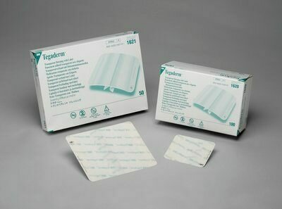 TEGADERM TRANSPARENT DRESSING:  2-3/8 X 2-3/4 EA