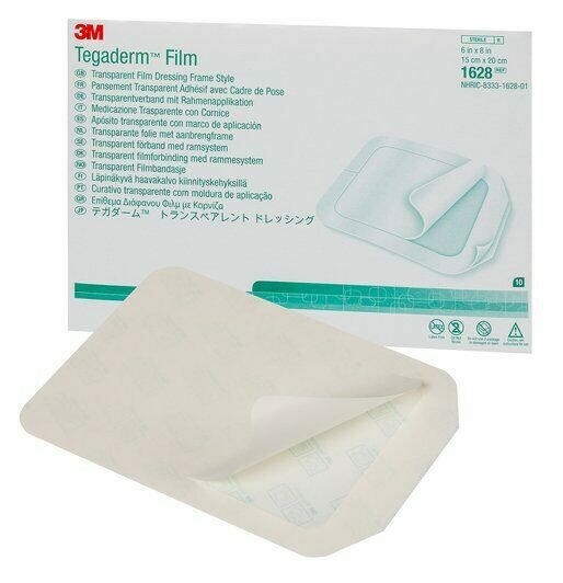 TEGADERM TRANSPARENT DRESSING:  6X8 EA