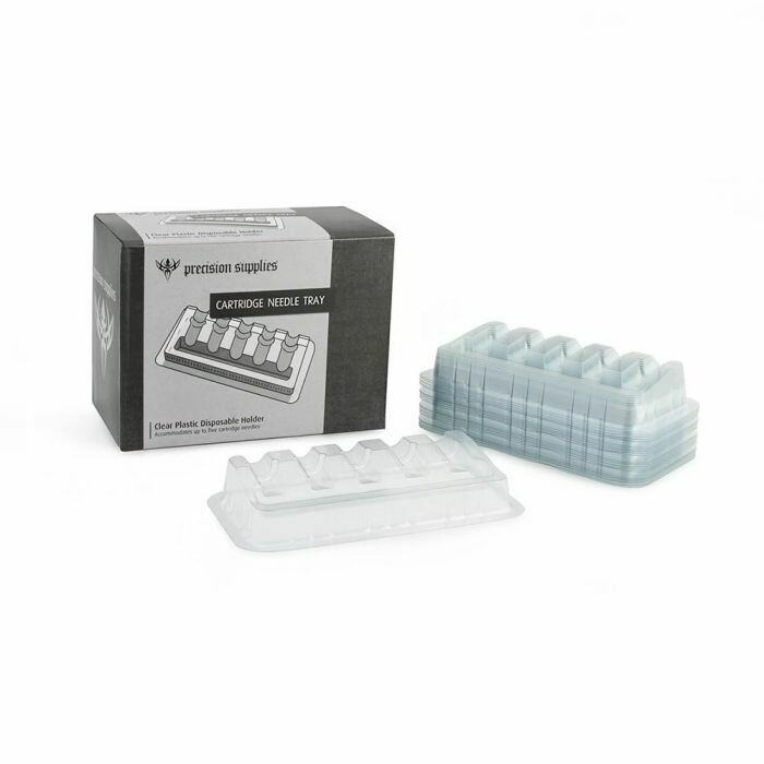PRECISION DISPOSABLE CARTRIDGE NEEDLE TRAY BOX OF 50