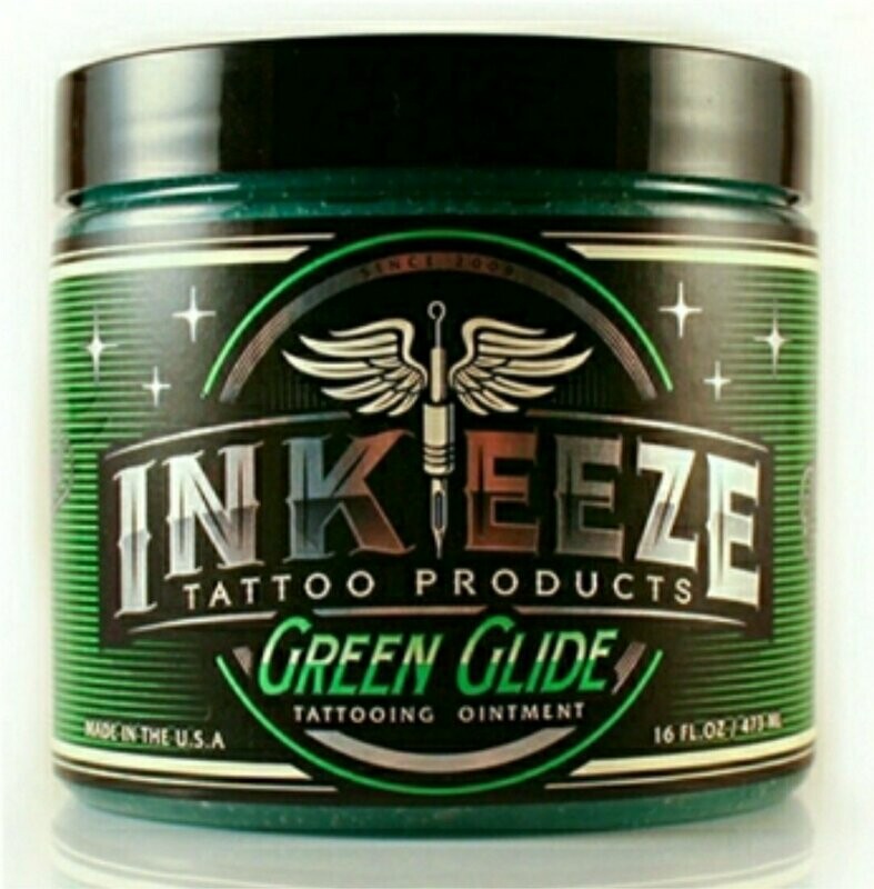 INK EEZE GREEN GLIDE TATTOOING OINTMENT 16 OZ
