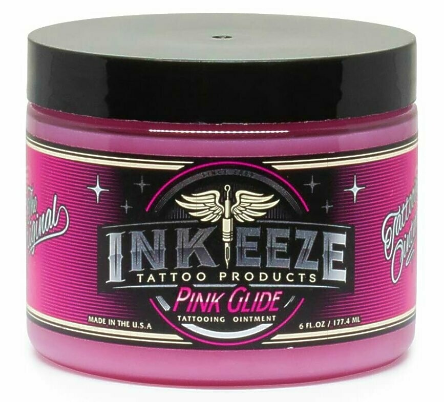 INK EEZE PINK GLIDE TATTOOING OINTMENT 6 OZ