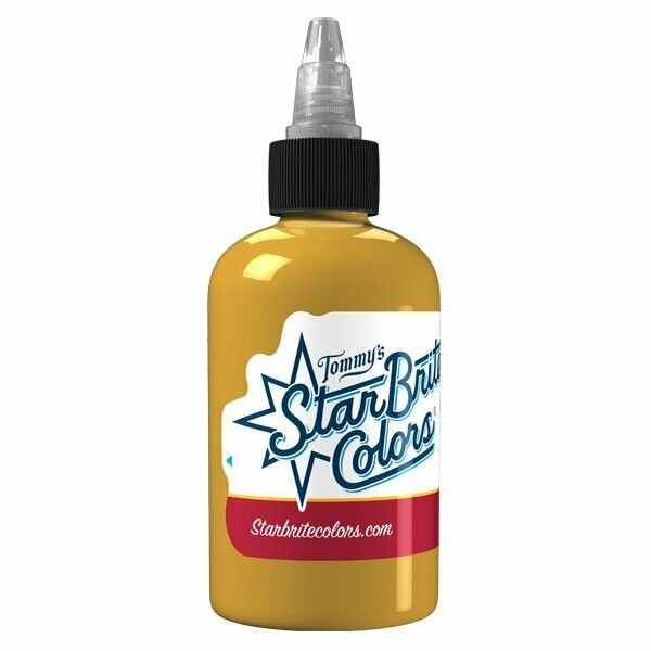 TOMMYS STARBRITE TATTOO INK YELLOW OCHRE 4 OUNCE