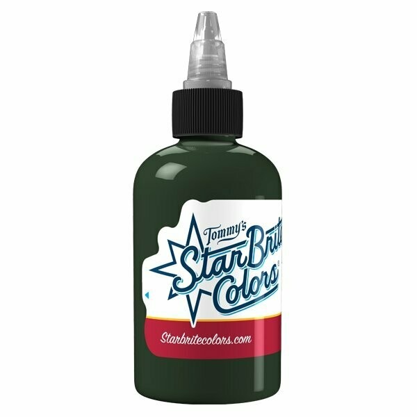 TOMMYS STARBRITE TATTOO INK TRUE GREEN 4 OUNCE