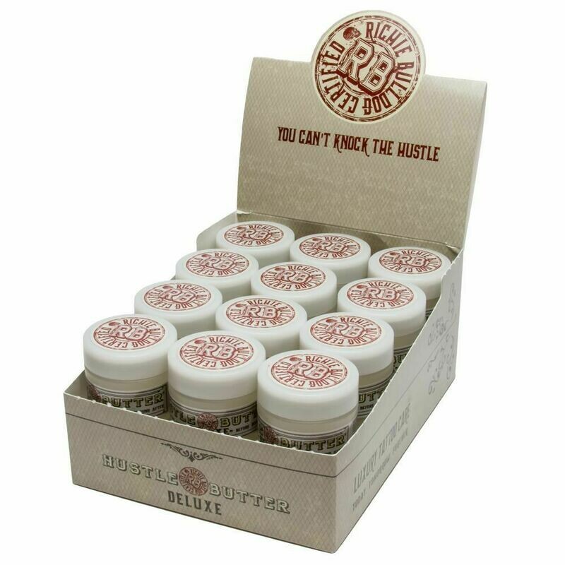 RICHIE BULLDOG HUSTLE BUTTER 1 OZ JAR DISPLAY BOX OF 24