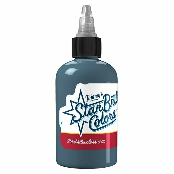 TOMMYS STARBRITE TATTOO INK STEEL BLUE 2 OUNCE