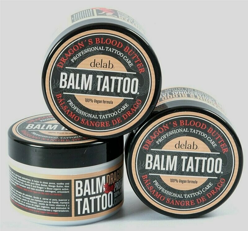 DRAGON'S BLOOD BUTTER TATTOO BALM 100% VEGAN FORMULA 1.7 OZ EA