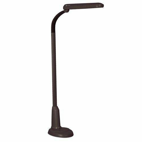 OTT-LITE TRU COLOR FLUORESCENT FLEXIBLE NECK FLOOR LAMP BLACK