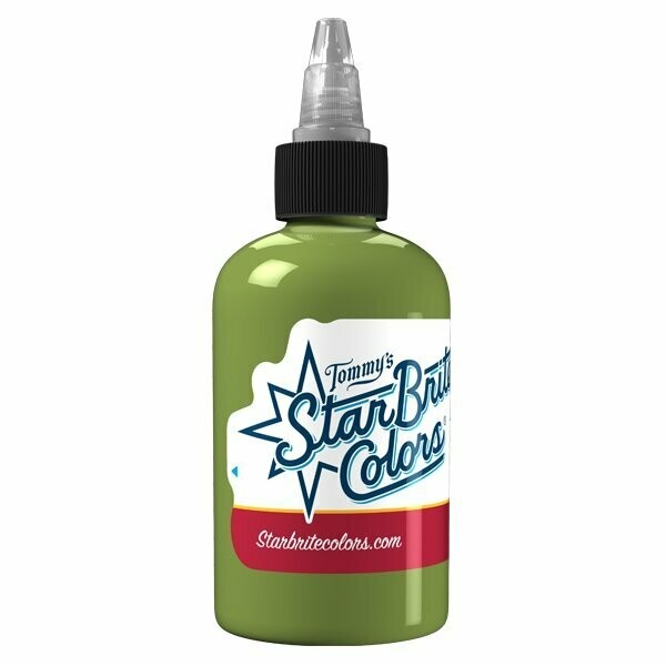 TOMMYS STARBRITE TATTOO INK ARMY GREEN 2 OUNCE