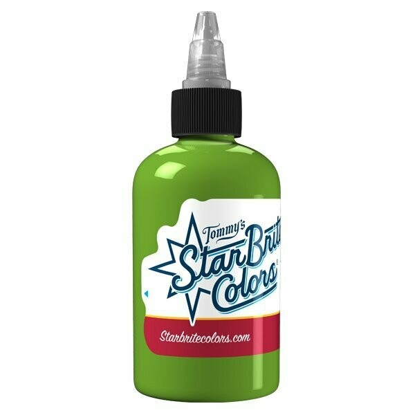 TOMMYS STARBRITE TATTOO INK BRITE GREEN 2 OUNCE