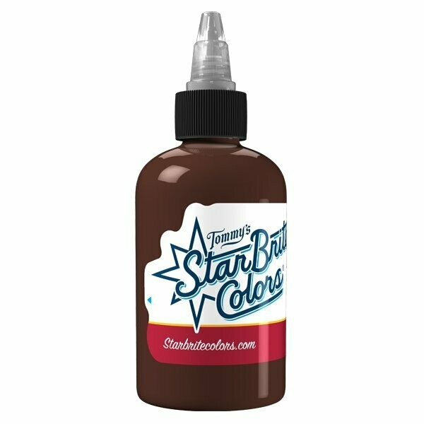 TOMMYS STARBRITE TATTOO INK CHOCOLATE BROWN 2 OUNCE