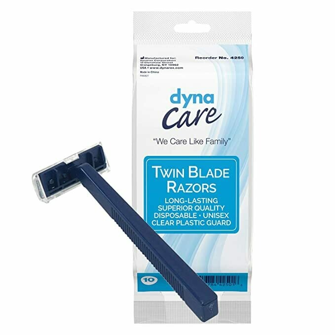 DYNAREX DOUBLE EDGED RAZOR BLUE PK10