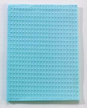 TIDI PRODUCTS POLYBACKED 4 PLY PROFESSIONAL TOWEL 3 PLY PAPER 1 PLY POLY 13X18 500/CS BLUE