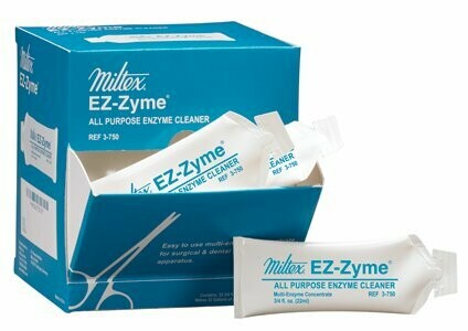 MILTEX EZ-ZYME ALL PURPOSE ENZYME CLEANER 32 3/4 OZ PACKETS PER BOX