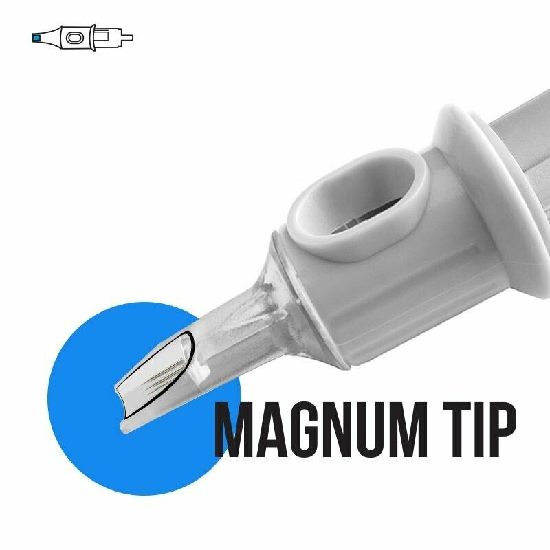 FYT ORIGINAL TATTOO CARTRIDGE 9 BUGPIN LONG TAPER OPEN TIP CURVED MAG BX20