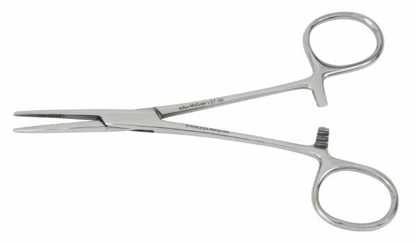 VANTAGE STAINLESS STEEL HEMOSTATIC FORCEP 5.5" STR