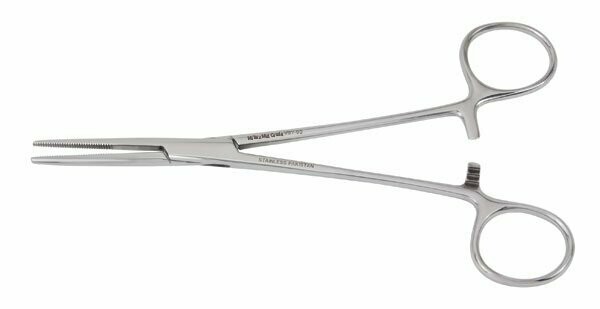 VANTAGE STAINLESS STEEL HEMOSTATIC FORCEP 6.25" STR
