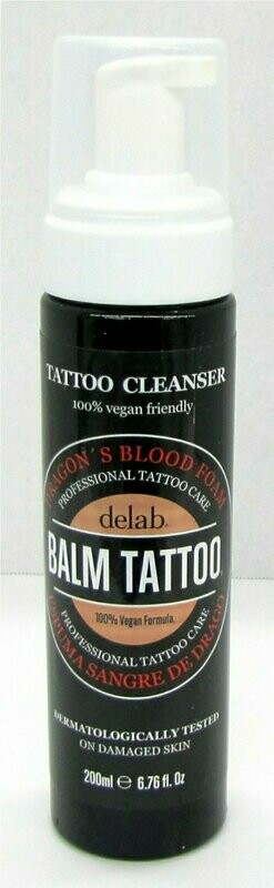 DRAGON'S BLOOD FOAM TATTOO CLEANSER 200ML