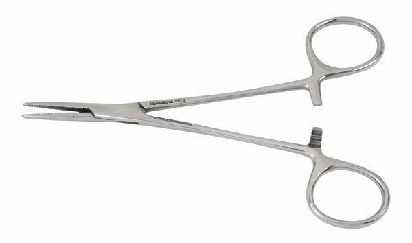 VANTAGE STAINLESS STEEL HEMOSTATIC FORCEP 5" STR