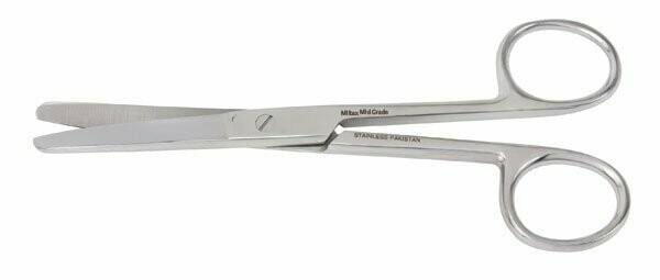 VANTAGE STAINLESS STEEL SCISSOR 6.5" BLUNT/BLUNT POINTS