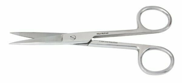 VANTAGE STAINLESS STEEL SCISSOR 6.5" SHARP/SHARP POINTS
