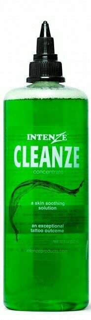INTENZE CLEANZE CONCENTRATE APPLY TO A TATTOO IN PROGRESS MAKES 1 GALLON