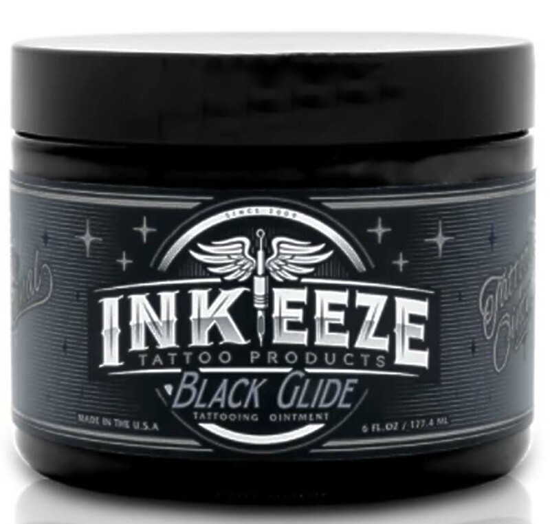 INK EEZE BLACK GLIDE TATTOOING OINTMENT 6 OZ