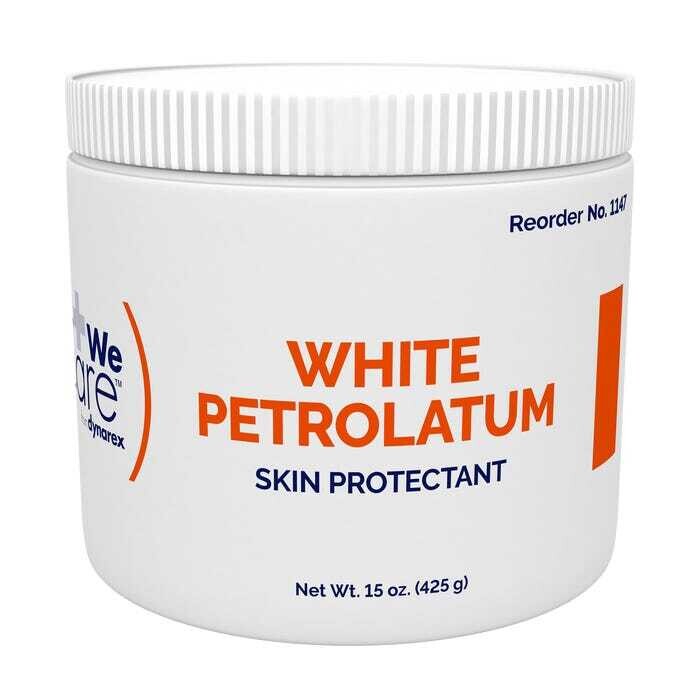 DYNAREX WHITE PETROLATUM SKIN PROTECTANT 15 OZ CS12