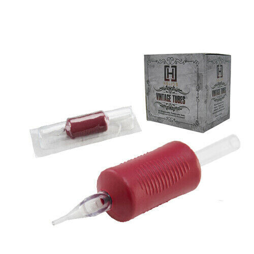 HELIOS VINTAGE DISPOSABLE TUBES RED 14 DIAMOND LINER BX20