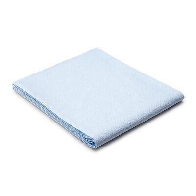 50 Cobalt Blue Disposable Dental Bibs - 13x18 3-Ply - Tattoo Tray Nail Bed Covers