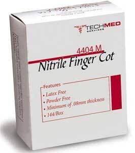 FINGER COTS LATEX AND NITRILE