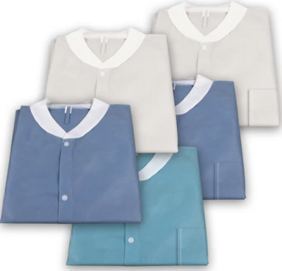 DISPOSABLE PROTECTIVE GOWNS AND LABCOATS
